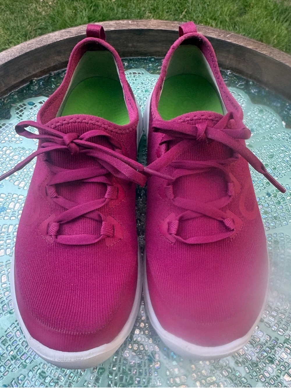 OOFOS OOmg Sport LS Low Shoe in Rosebud Size US 7.5 Comfort Recovery Sneakers - Picture 9 of 10